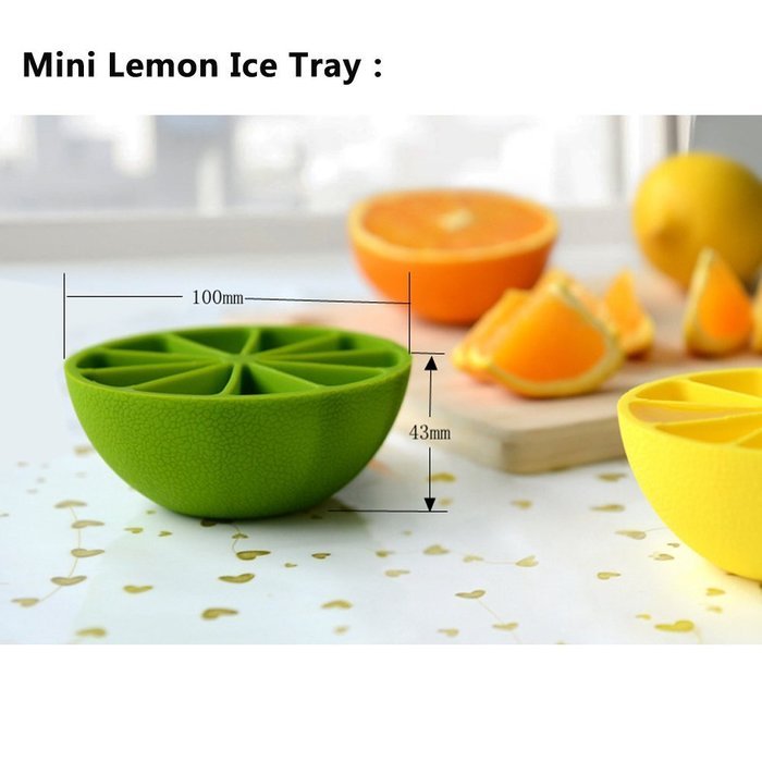 ProCIV Set of 2 Lemon Orange Convenient Juicer Funnel Shape Gift 2 Lemon Orange Peelers (Green) N11