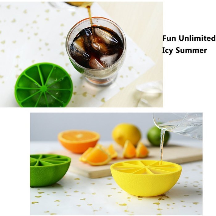 ProCIV Set of 2 Lemon Orange Convenient Juicer Funnel Shape Gift 2 Lemon Orange Peelers (Green) N12