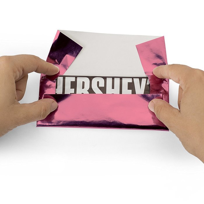 Foil Wrapper (Silver) - Pack of 100 Candy Bar Wrappers with Thick Paper Backing - Folds and Wraps Well - Best... N35