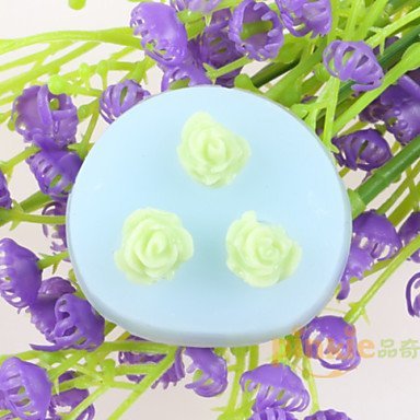 Sher Flower Shaped Fondant Cake Chocolate Silicone Molds,Decoration Tools Bakeware N3