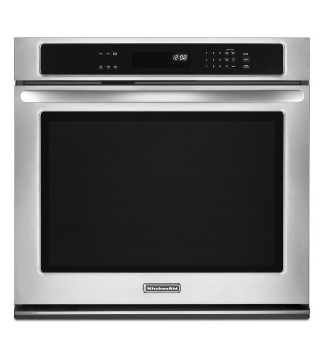 KitchenAid Architect Series II 30" Stainless Steel Single Wall Oven KEBK101BSS