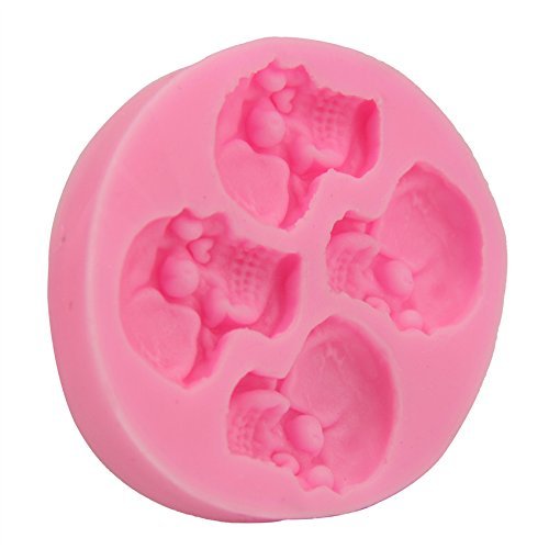Let'S Diy 3D Skull Shape Fondant Cake Silicone Mold Candy Jelly Chocolate Mould Cake Decorator Baking Tools N4