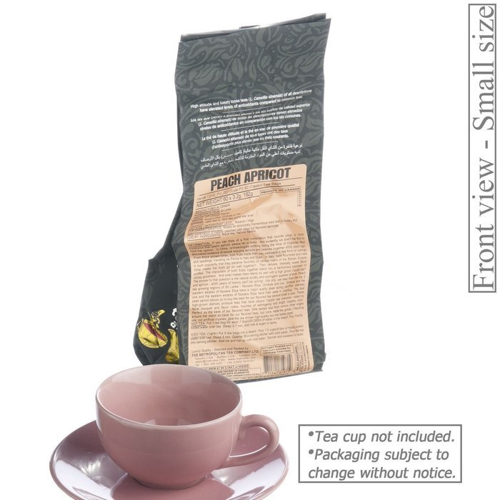 Metropolitan Tea 60 Count Classic Teabags, Peach Apricot