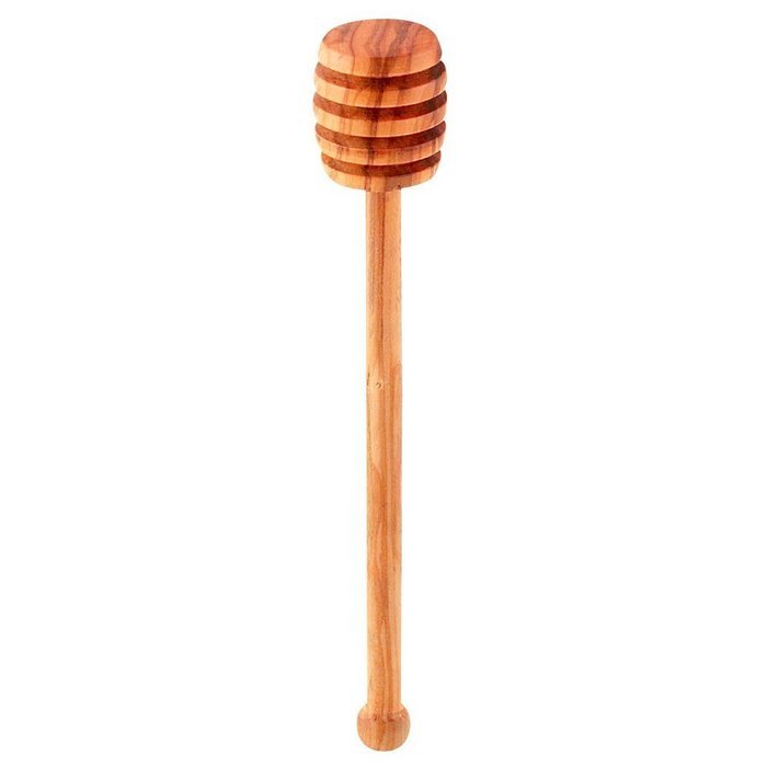 Eddingtons Italian Olive Wood Honey Dipper 6" Stick Spoon Dip Drizzler Server !! N2