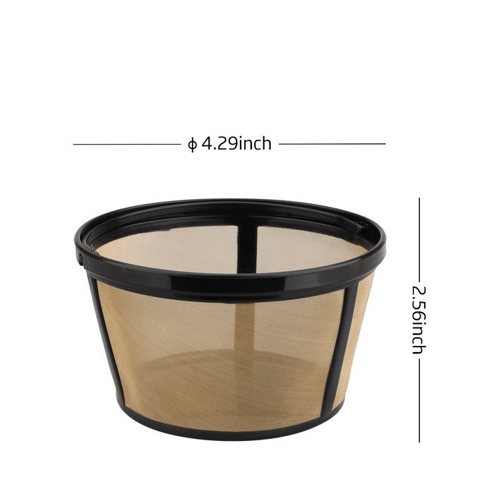 Nicelucky 1 X 4-Cup Basket Style Permanent Coffee Filter N2
