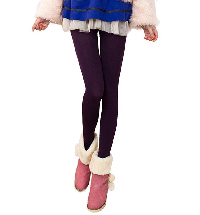 PHOTNO Women Primer Autumn And Winter Warming Stovepipe Pants N31