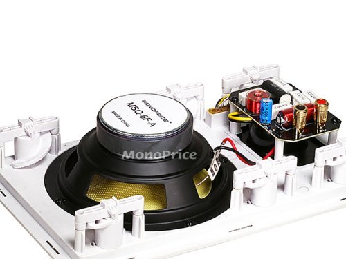 Monoprice 106035 6-1/2-Inch Easy-Install In-Wall Speaker N4