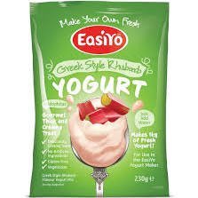 Easiyo Greek Style Rhubarb Yogurt