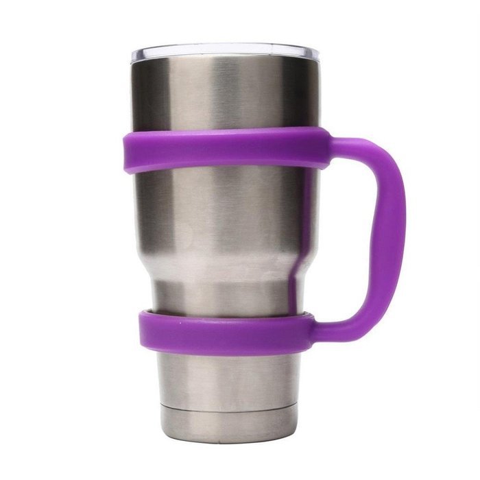 Morecome 30 Oz Stainless Steel Insulated Tumbler Mug Handle (Yellow) N10