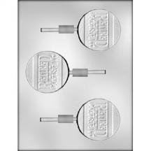 "Retired & Loving it!" Retirement Lollipop Sucker Chocolate Mold Ships Same Day m237