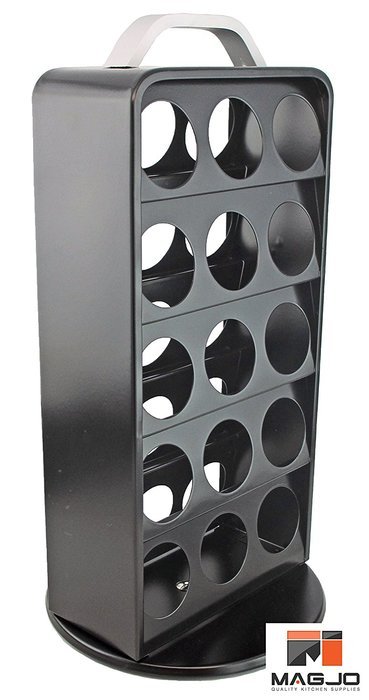 MagJo K-cup Storage Carousel, Solid Steel Construction (30 Cup) N6