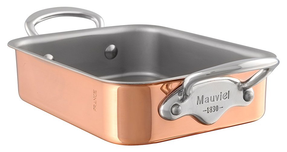 Mauviel M'Mini - Copper Rectangular roasting pan - 5.5 x 3.9 x 1.8