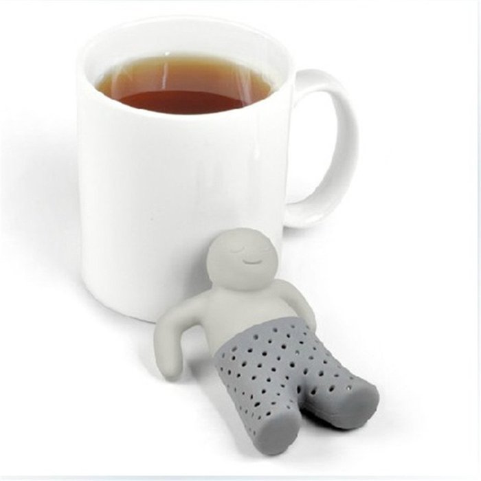 HUAL Tea Strainer Tools Silicone Strainer Loose Leaf Tea Infuser Diffuser Strainer (Sir-Strainer) N18