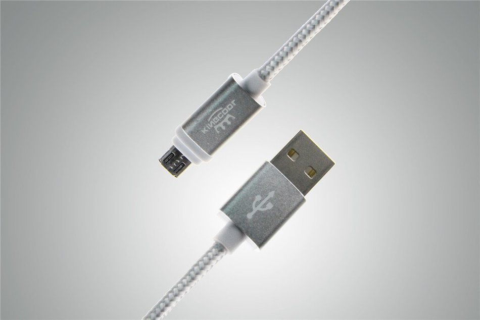 KingCool Micro USB Charge Cable 3 Pack 3.3 ft/1m Durable Braided Nylon V8 High Speed USB Data Transfer Cable Data... N22