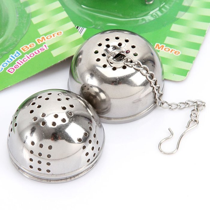 Huayoung Food-grade Stainless Steel Tea Filters Ball Shaped Tea Infusers Multifuctional Tea Filters Pack of 2... N2