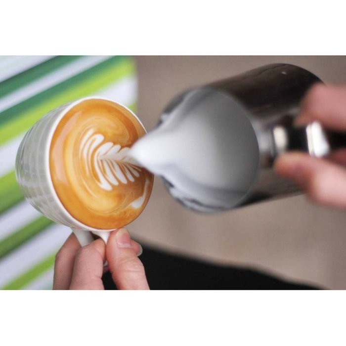 Awtang Stainless Steel Milk Frothing Pitcher Coffee Cappuccino Milk Frothing Jug 300ml 500ml N5