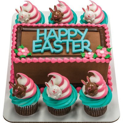 Easter Bunny Cupcake Rings - 24 pcs N2