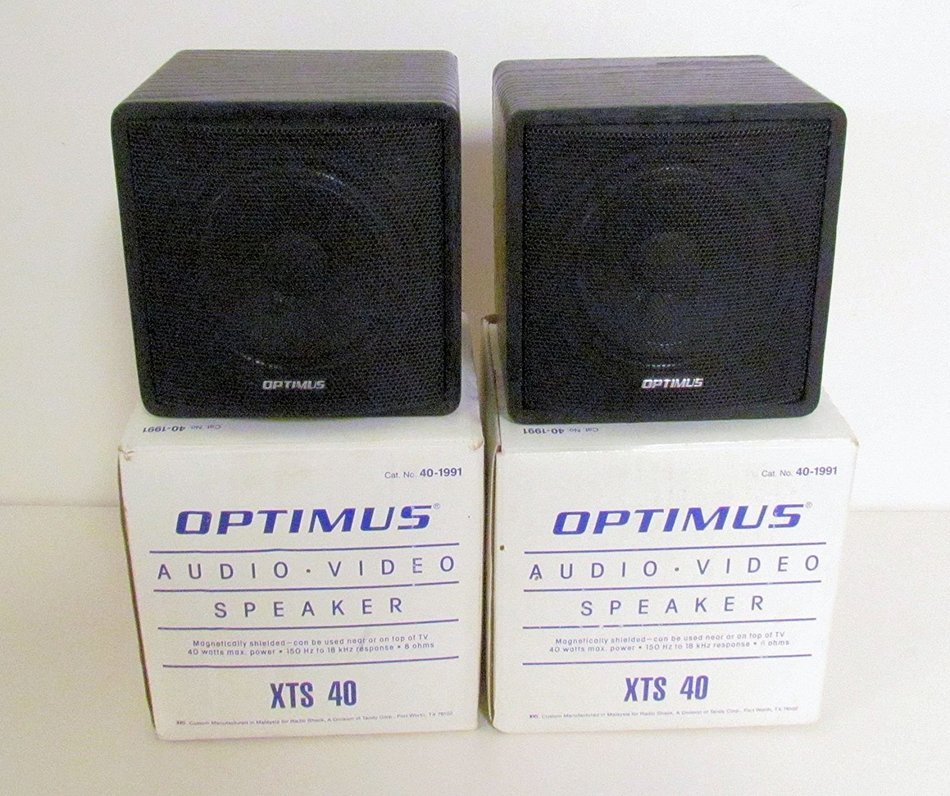 Optimus XTS40 Cube Speakers