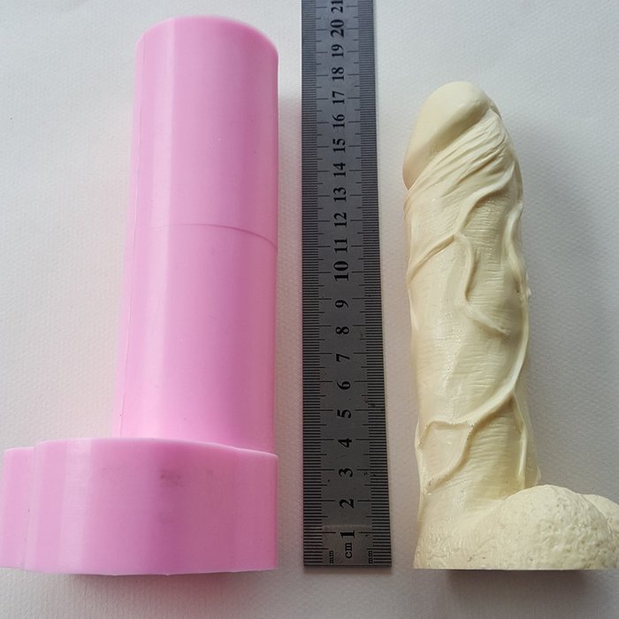 Novelty Willy Shape Fondant Cake Decoration Craft DIY Mold Hen Party S/M/L - Pink, 13cm N13