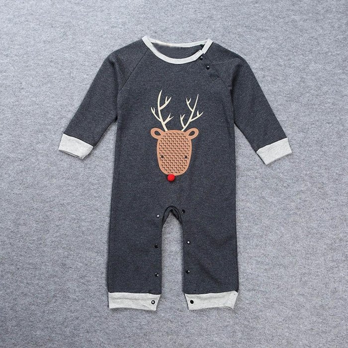 Romper ,BeautyVan Newborn Infant Baby Boys Girls Print Romper Jumpsuit Bodysuit Clothes Outfits (24M, Gray) N8