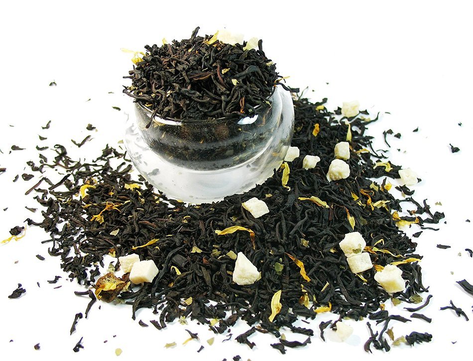 Black Currant Tea, Blended with the Bright Fruity Taste of Just-picked Black Currants &ndash; 3.5 OZ Tea Bag N32