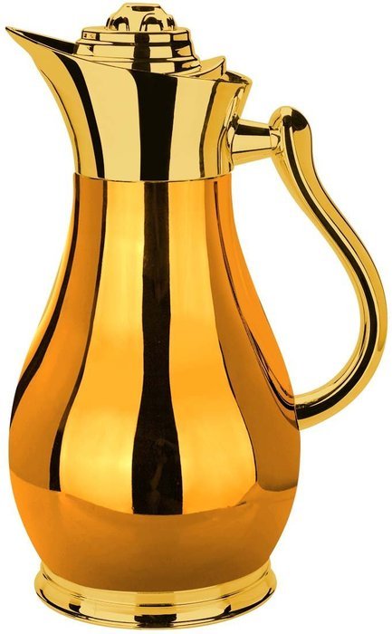 Premium 34 Oz Thermal Coffee Milk Carafe Stainless Steel Carafe Coffee Pot (Pearl White) N3