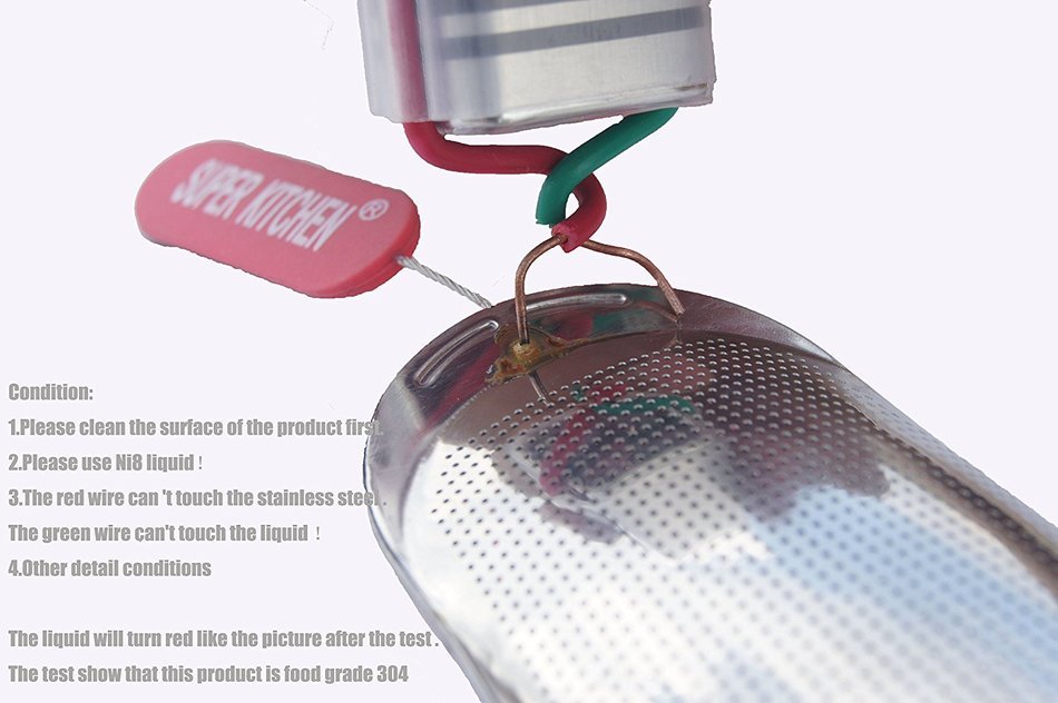 Super Kitchen Ultra Fine Premium Stainless Steel Tea Infuser With Brush Strainer Filters Tea Interval Diffuser... N5