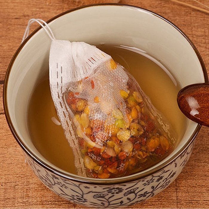 Tea Filter Bags, Unbleached 100% Natural Empty tea bags for Loose, Herbal, Green & Weight Loss Tea - Nuiby Disposable... N7