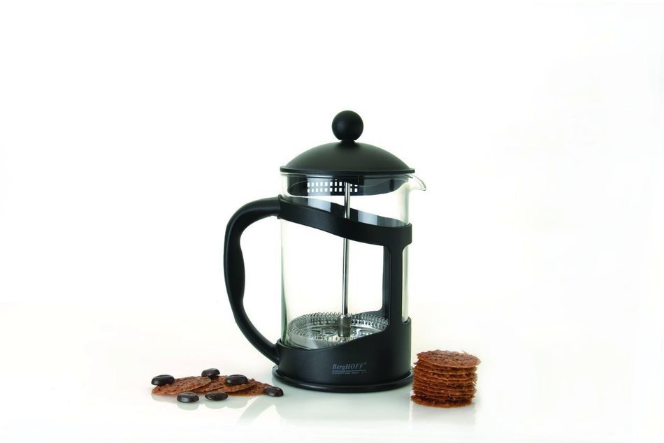 Coffee Tea Plunger in Black N4