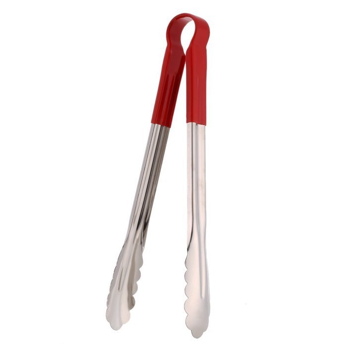 14" Multi-functional Stainless Steel Cake Bread Tongs Food Clip BBQ Kitchen Tool N4