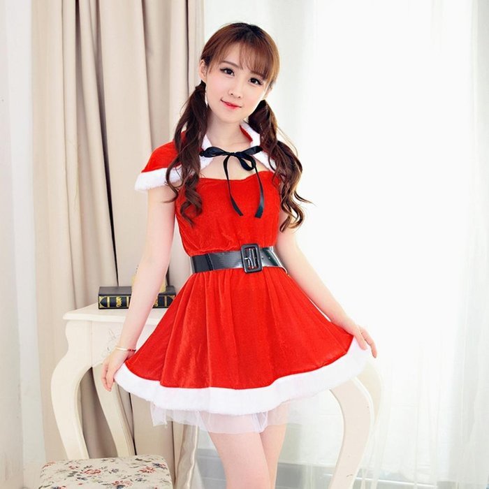 Christmas Costume Fancy Dress ,BeautyVan Women Sexy Santa Christmas Costume Fancy Dress Xmas Office Party Outfit N53