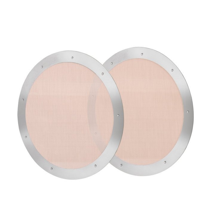 Nicelucky 2-Pack Gold Reusable Stainless Steel Mesh Filters for AeroPress Coffee Makers N2