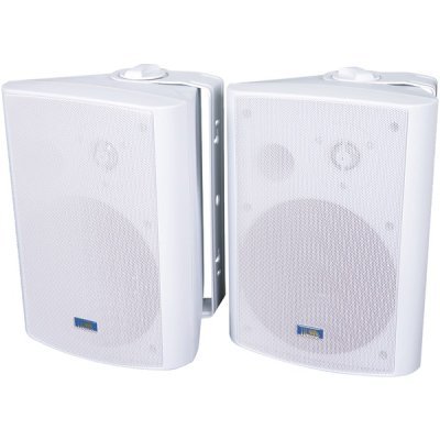 JAYBRAKE ASP120-W Tic Corporation Asp120-W Indoor/Outdoor 120-Watt Speakers With 70-Volt Switching (White)
