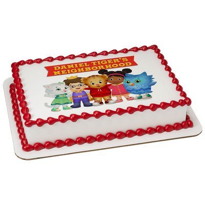 Daniel Tiger Edible Icing Image Cake Topper (1/4 Sheet) N2