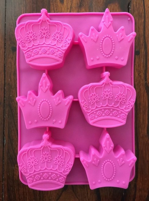 PRINCESS CROWN SILICONE MOLD MINI CAKE PAN PRINCESS MUFFIN MOLD