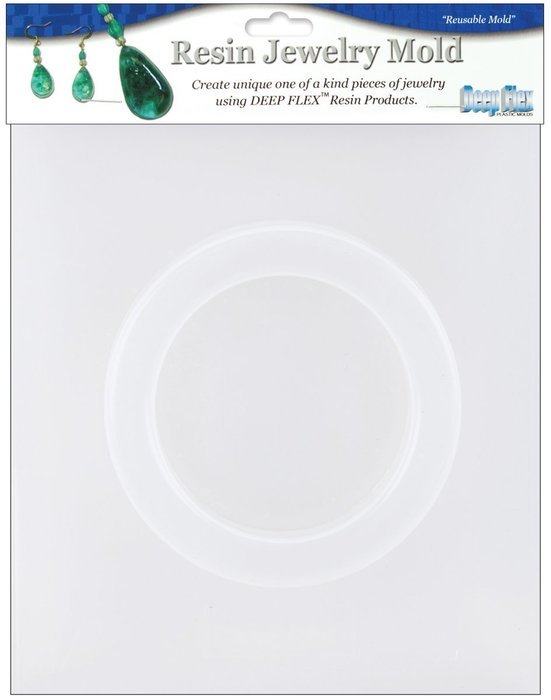 Yaley Resin Jewelry Reusable Plastic Mold, 0.5 by .375 by 2.375-Inch, Bangle Bracelet