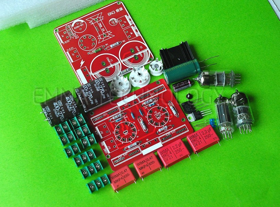 Tube 6n3 Srpp Buffer Preamplifier Pre AMP Kit DIY Dual 180v-230v N2