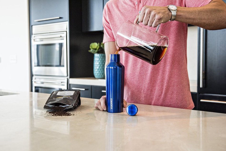 Corkcicle Canteen - Water Bottle and Thermos - Keeps Beverages Cold for Over 25, Hot for Over 12 Hours - Triple... N9