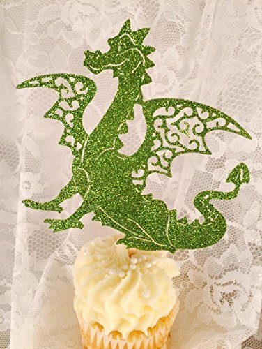 Dragon Themed Party - Cake and Cupcake Toppers N8