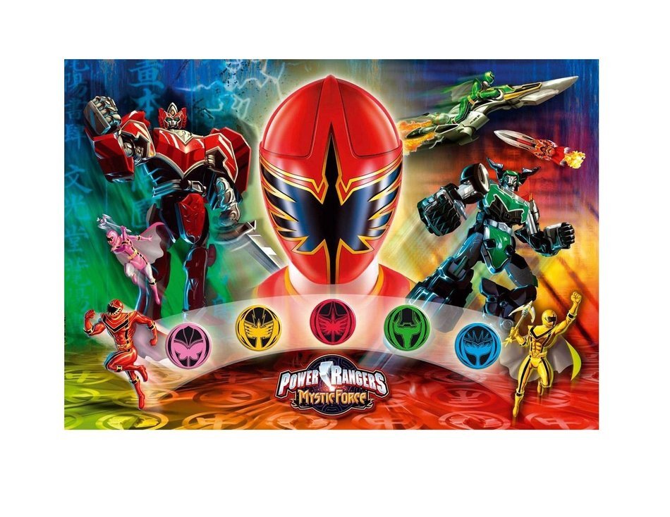 Power Rangers Mystic Force Image Photo Cake Topper Sheet Personalized Custom Customized Birthday Party - 1/4 Sheet... N2