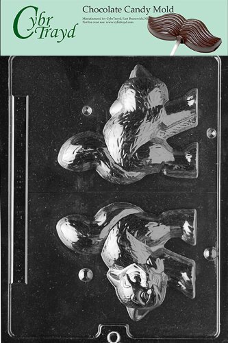Cybrtrayd H037 Halloween Chocolate Candy Mold, Cat