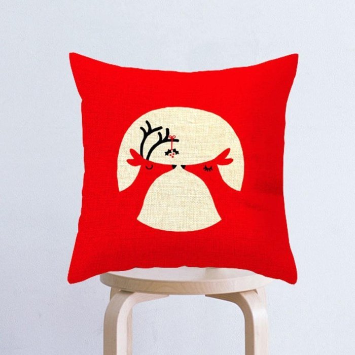 Christmas Pillow Case,Beautyvan Xmas Christmas Sofa Bed Home Decoration Festival Pillow Case Cushion Cover (C) N5