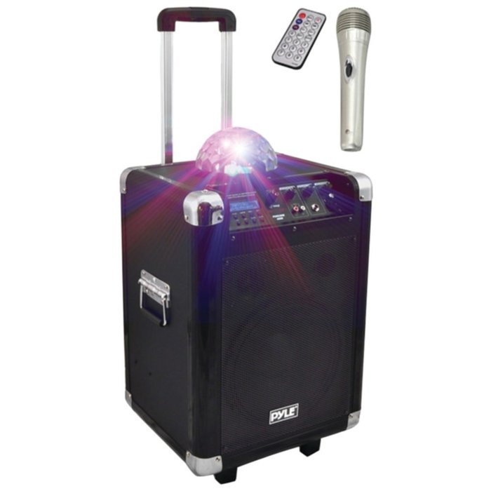 PYLE PRO PCMX280B Disco Jam 400-Watt Bluetooth(R) 10 Portable PA Speaker System Consumer Electronics