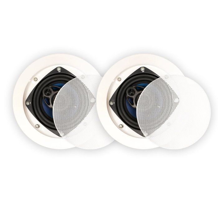 Blue Octave Home RC43 Round In-Ceiling Speakers (White)