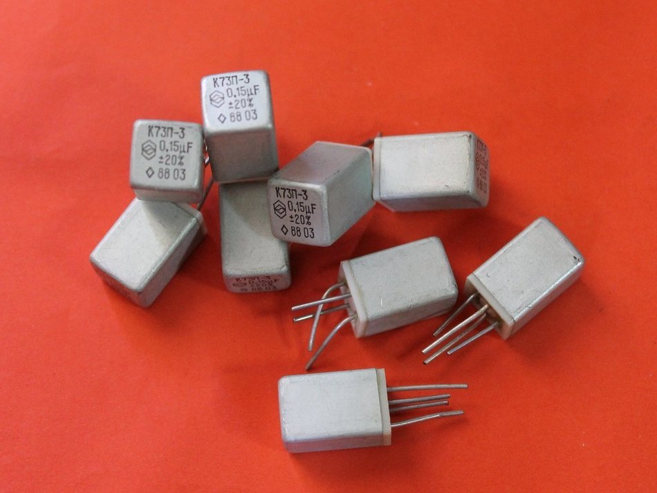 Capacitor PETP K73P-3 160V 0.15uF USSR 30 pcs