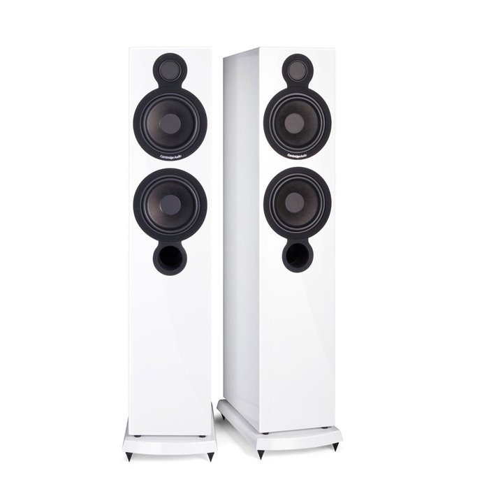 Cambridge Audio - Aeromax 6 - Floorstanding Speakers in Gloss White (Pair) N2