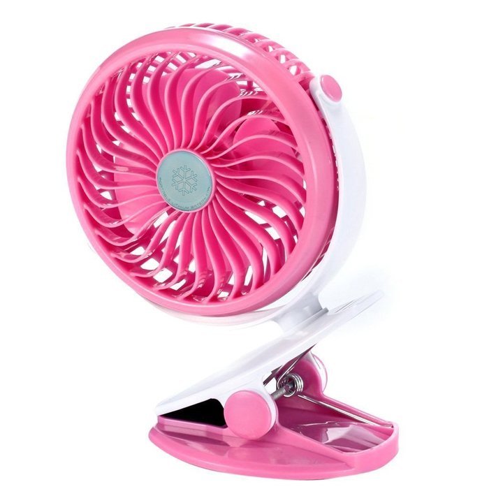 Portable Mini Fan,TechCode 360 Degrees Rotating Clip on Fan Portable Mute PC Laptop Desktop Fan USB Cooler Electronic... N8