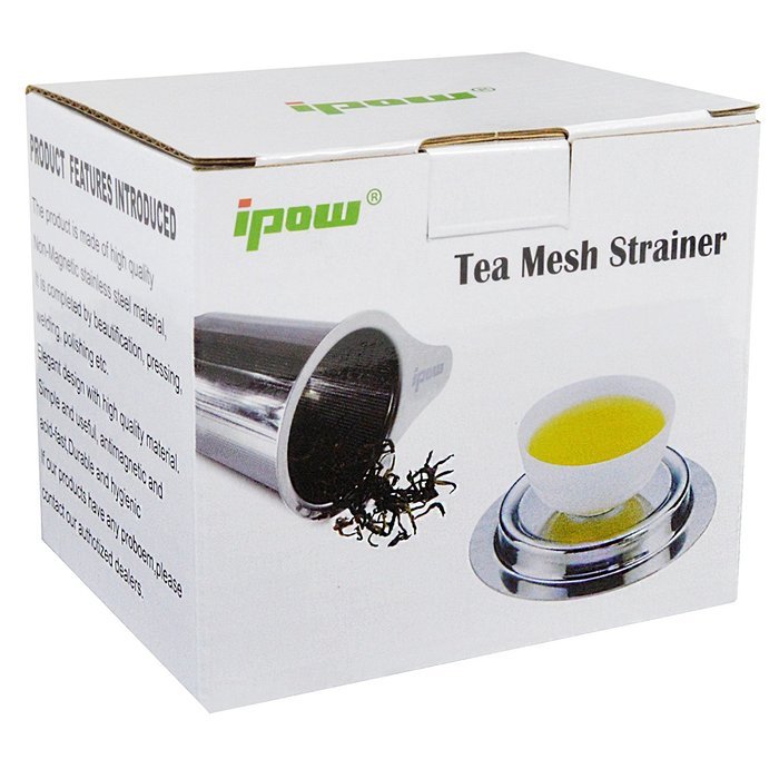 Yoassi Brew-in-mug Teapot Extra Fine Mesh Tea Strainer Infuser Steeper 18/8 Stainless Steel Strainer with Lid... N8