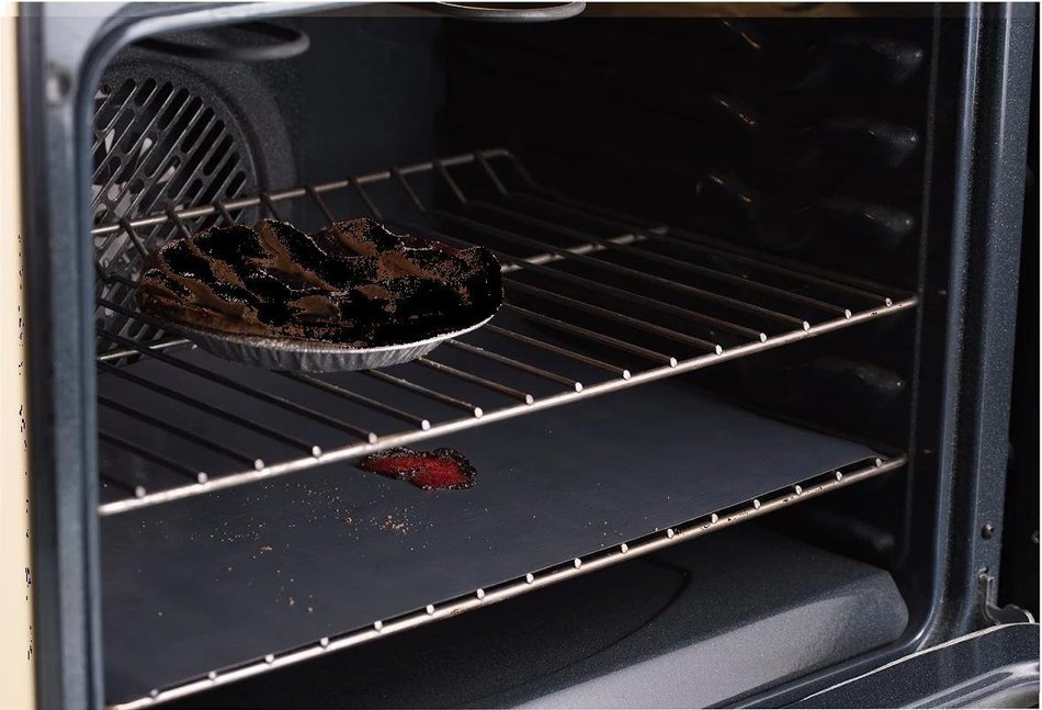 RL Treats Non Stick Teflon Oven Liners Pack of 3 Perfect for standard 30" ovens (23" x 16.25" x 0.2mm) N3