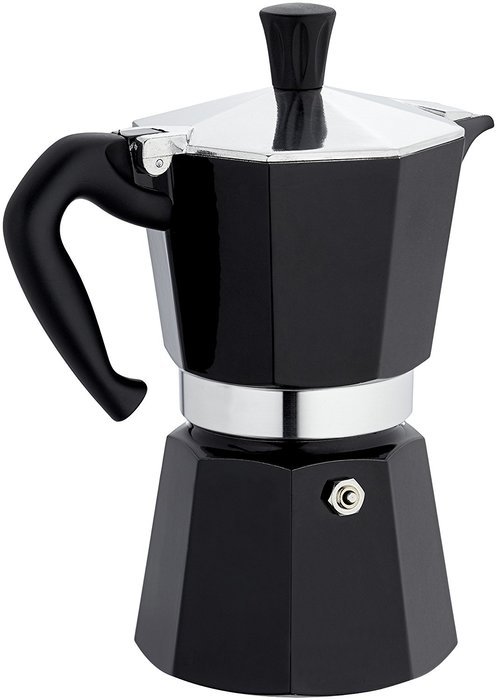 Bialetti: Moka Express 6-Cups BLACK lacquered [ Italian Import ] N2